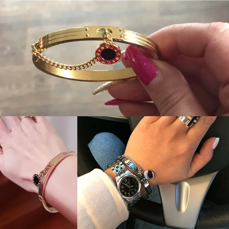 Round Tag Bracelet For Women