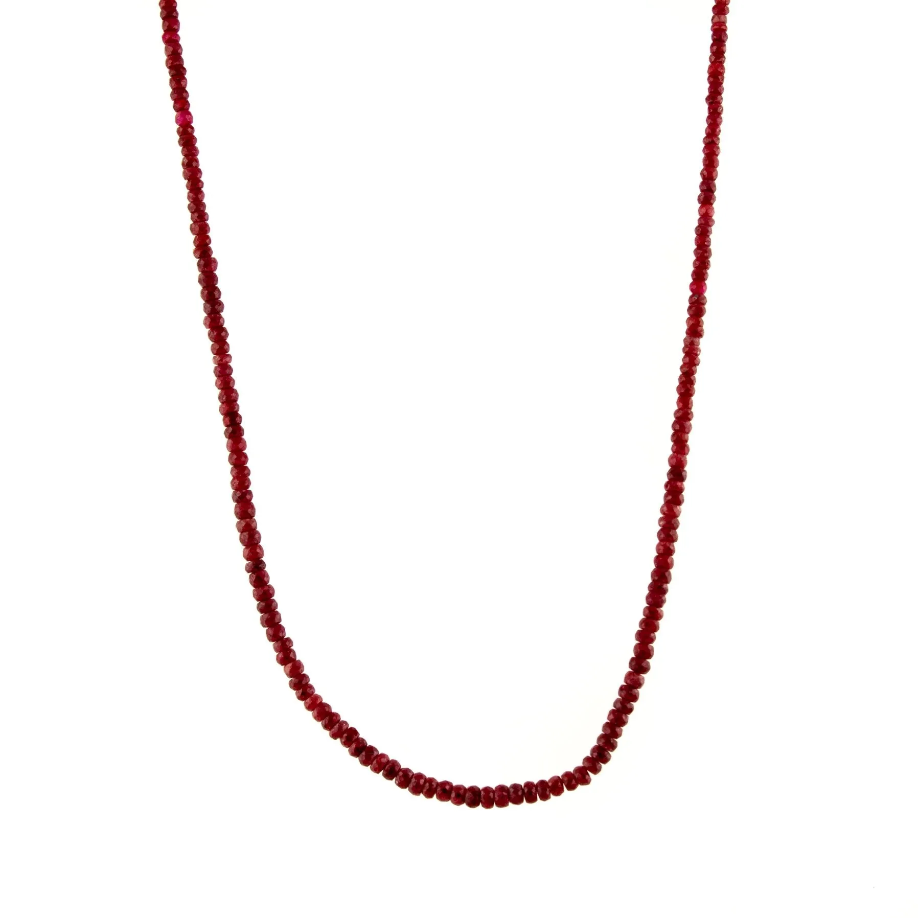 Ruby Beaded Necklace