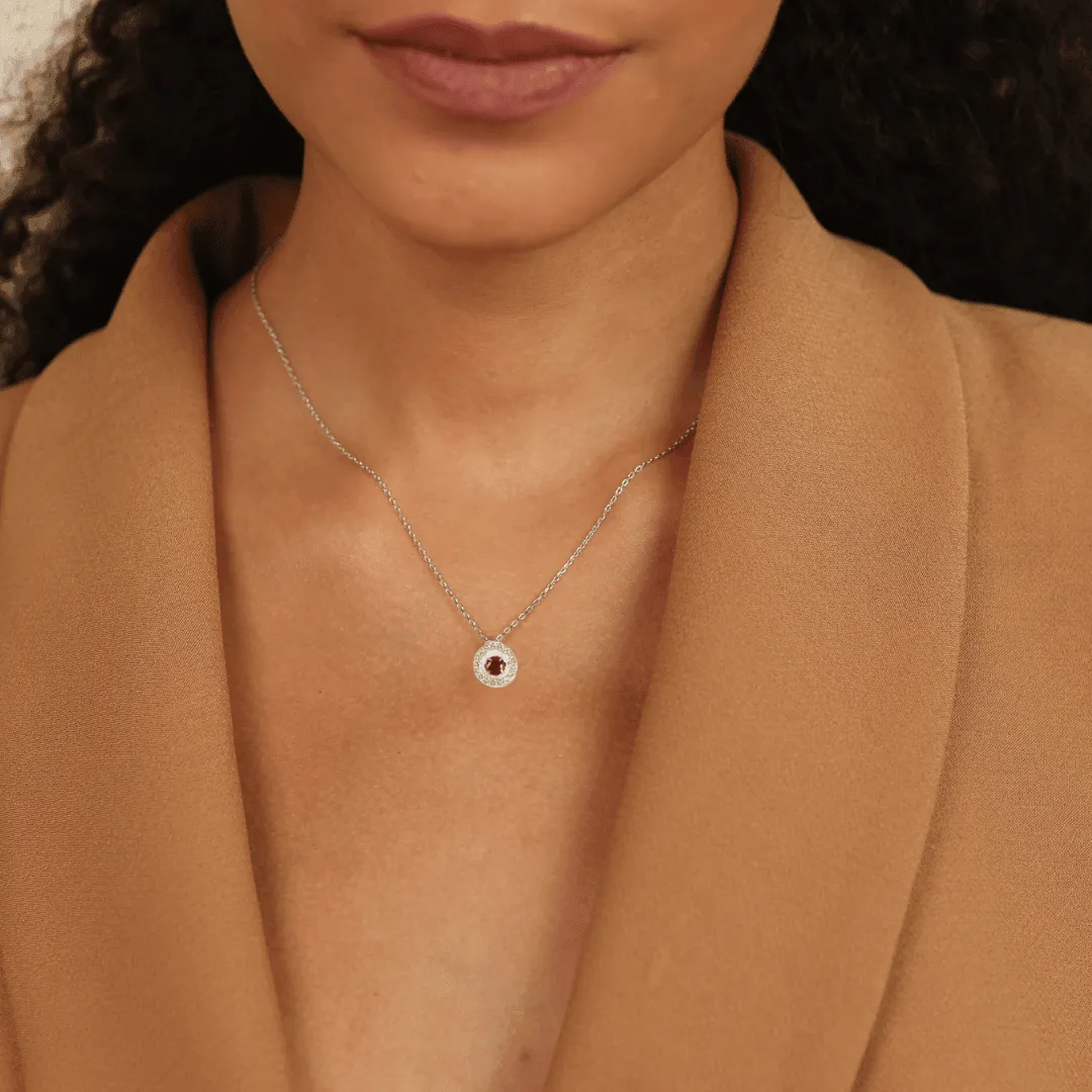 Ruby Dancing Necklace