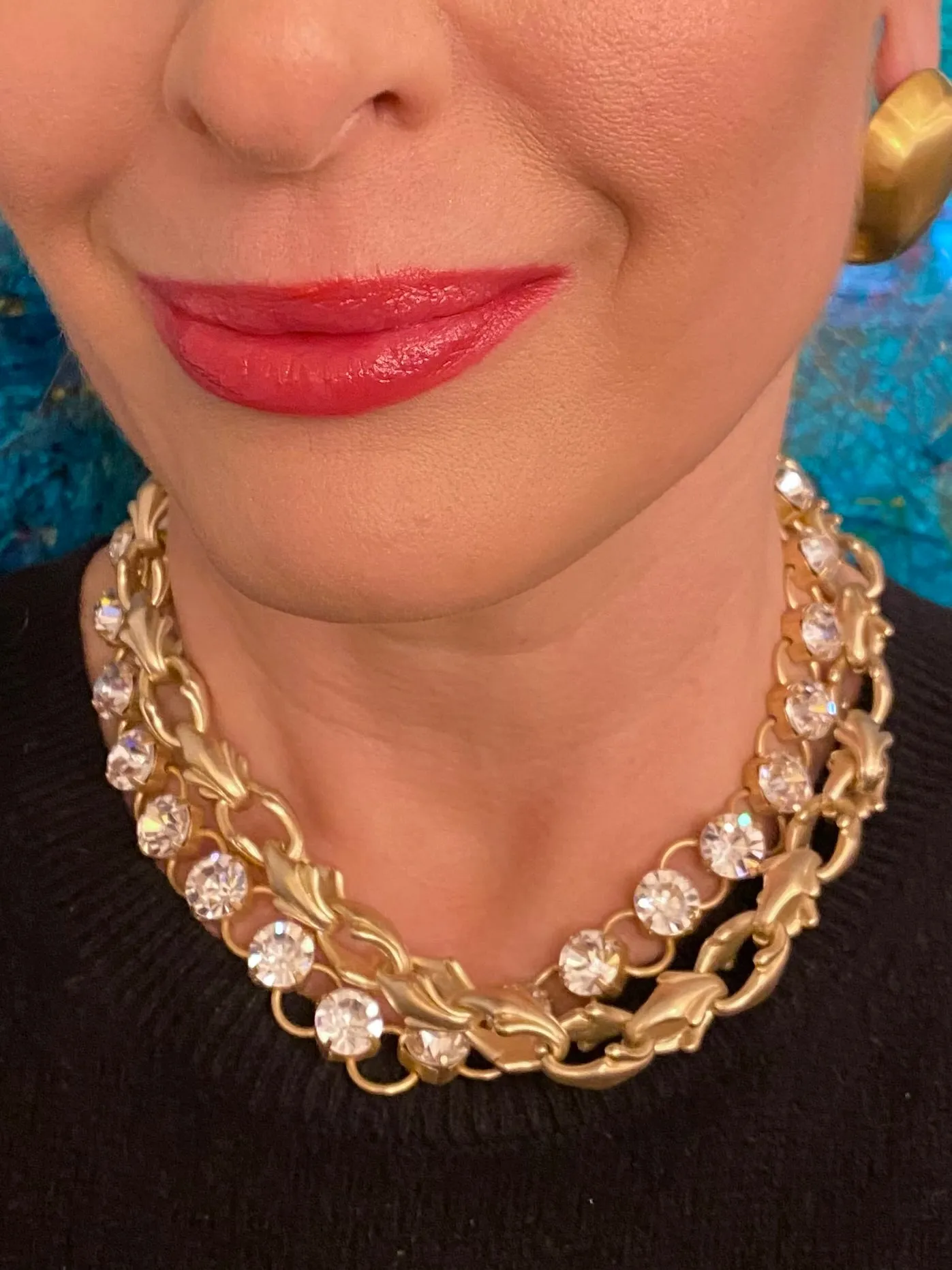 She's Full Of Fire Necklace - Gold
