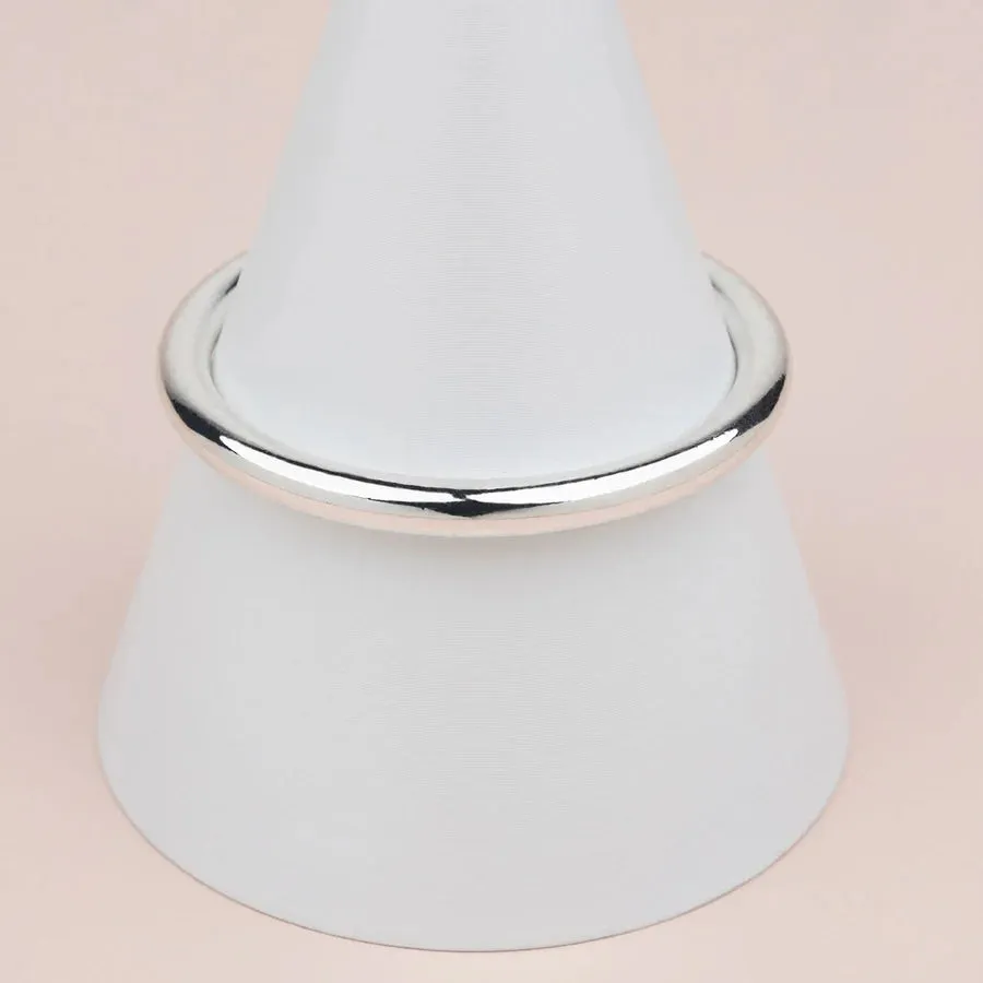 Silver Solid Bangle