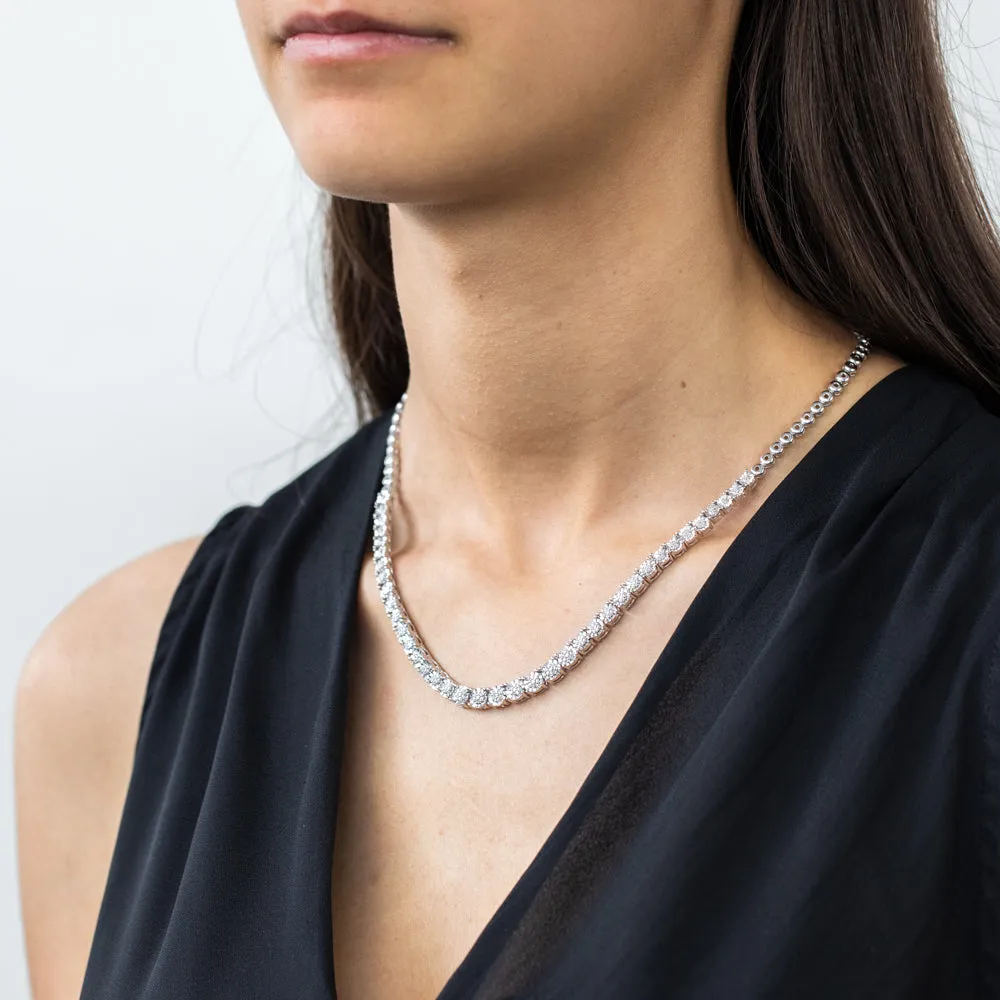 Sterling Silver 1/3 Carat Diamond Chain