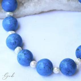The Blue Choker - Geode Gems