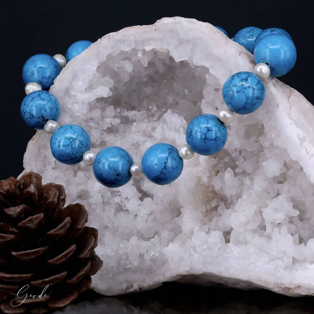 The Blue Choker - Geode Gems
