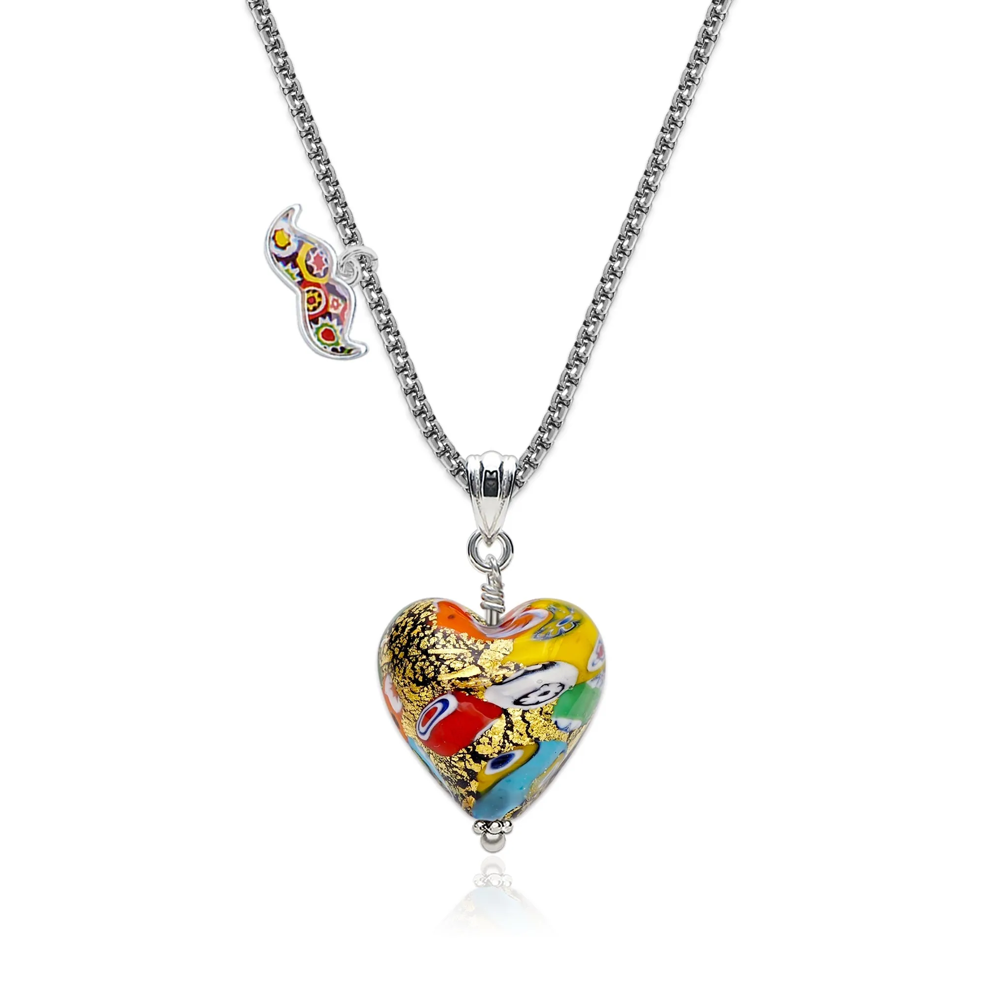 The Kiss Latte Art Heart Necklace