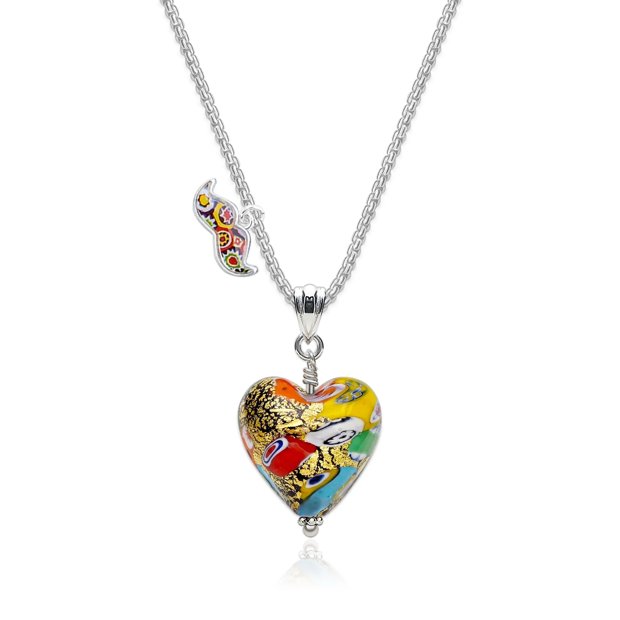 The Kiss Latte Art Heart Necklace