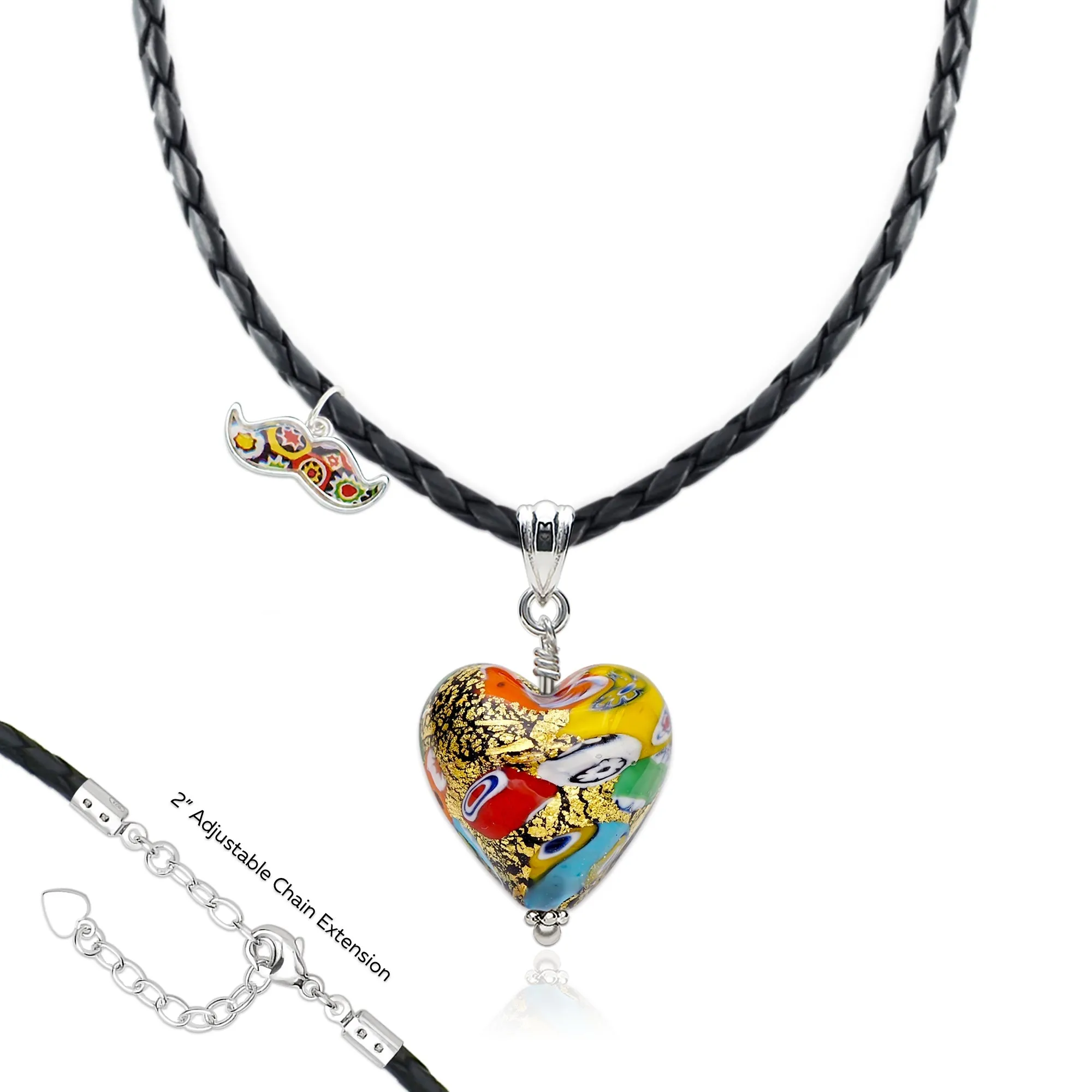 The Kiss Latte Art Heart Necklace