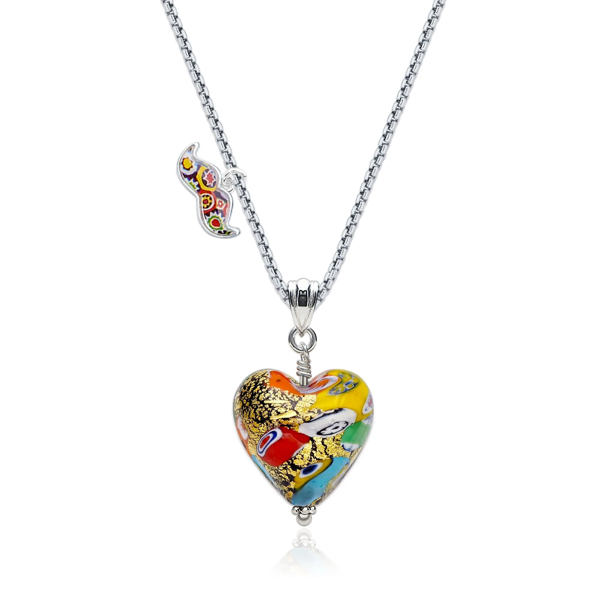The Kiss Latte Art Heart Necklace