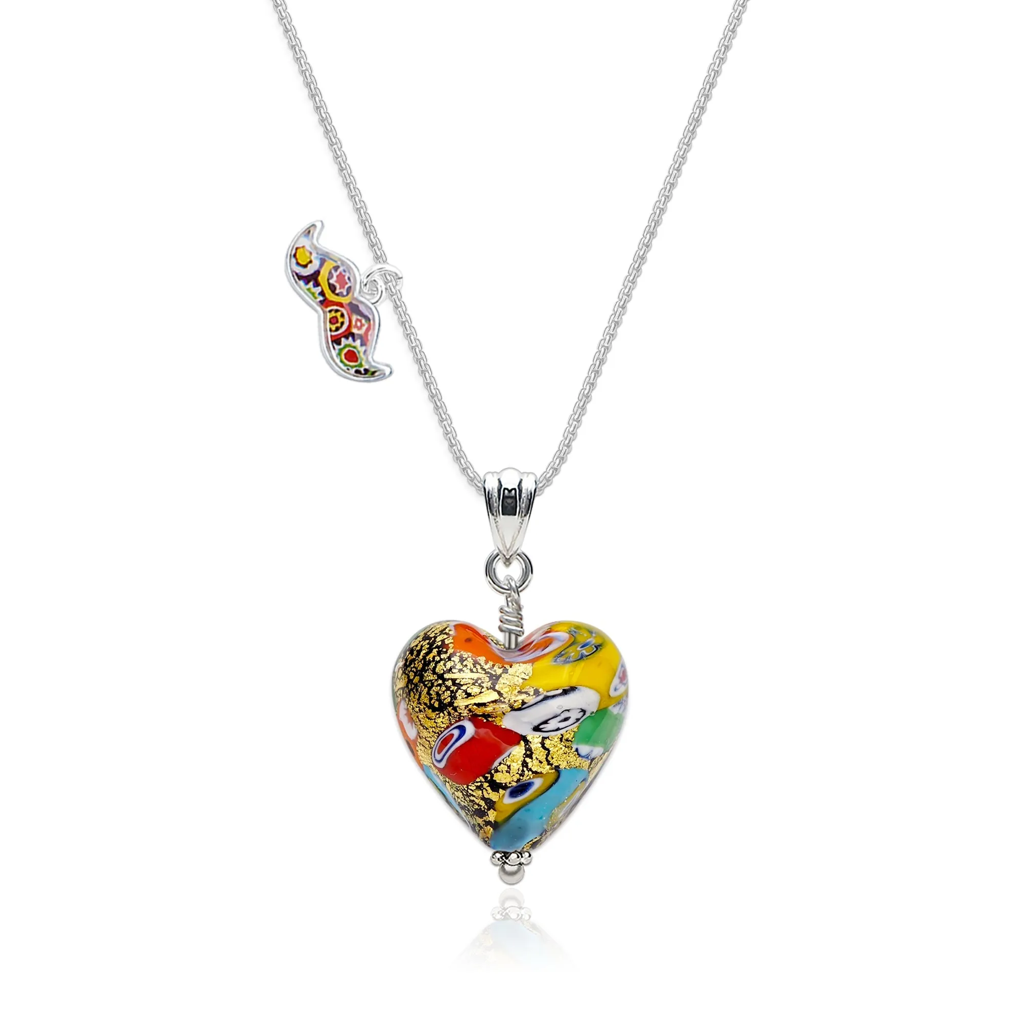 The Kiss Latte Art Heart Necklace