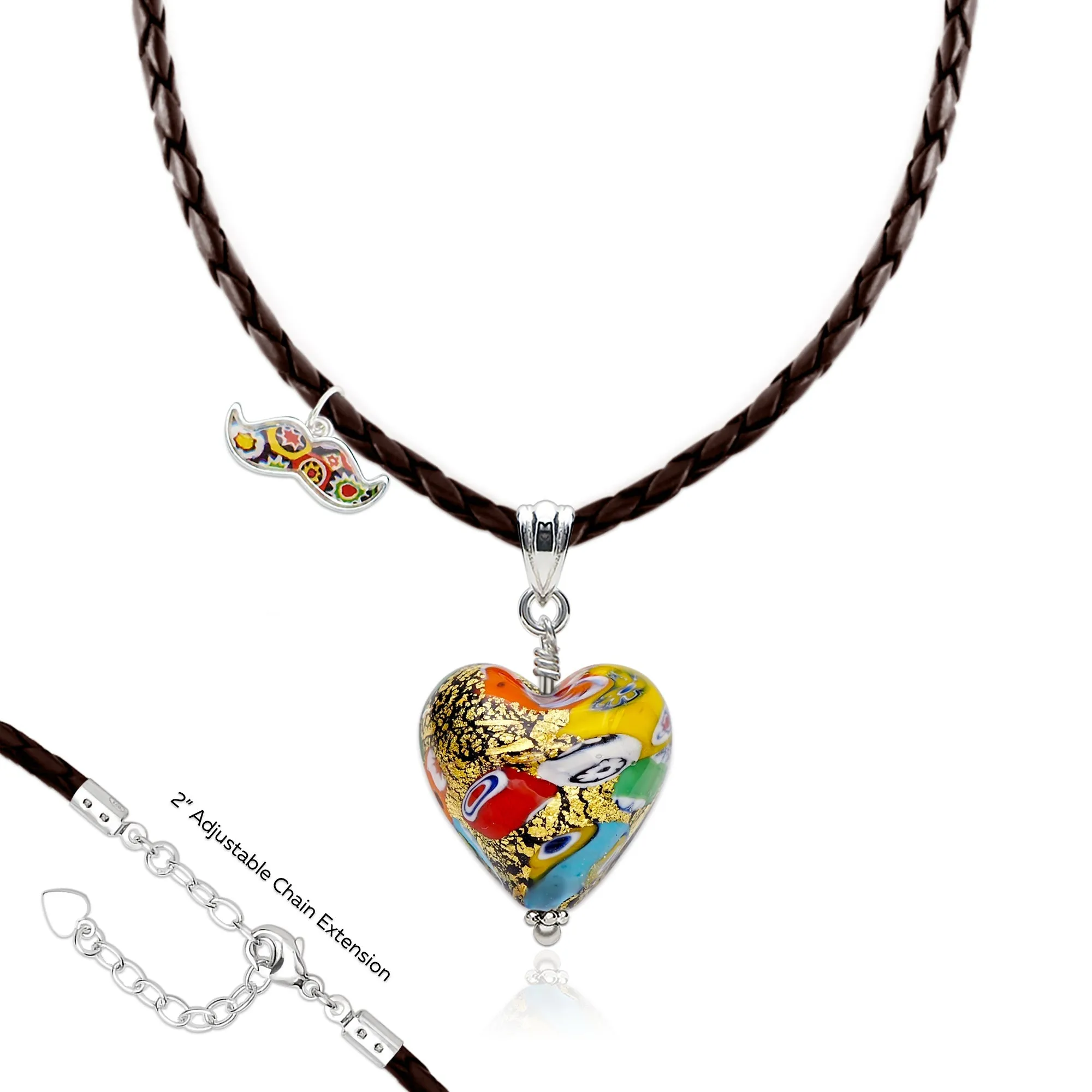 The Kiss Latte Art Heart Necklace