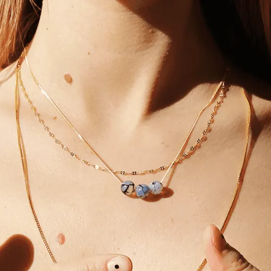THE SCARLETT NECKLACE - 18k gold vermeil