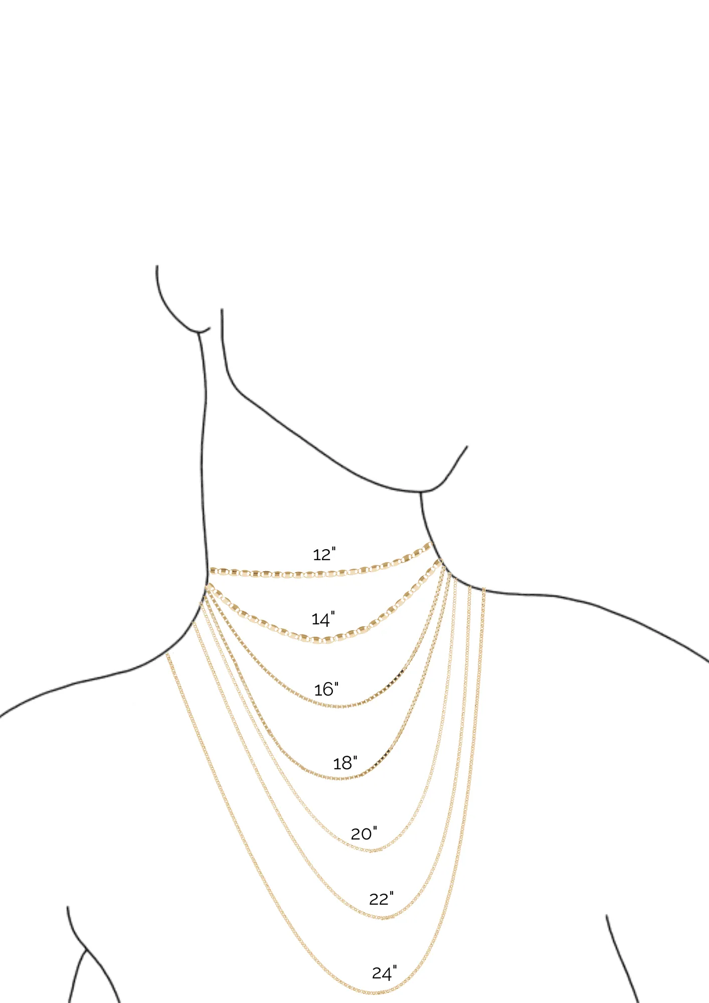 THE SCARLETT NECKLACE - 18k gold vermeil