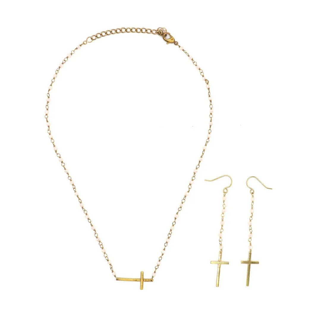 Trust Cross Necklace