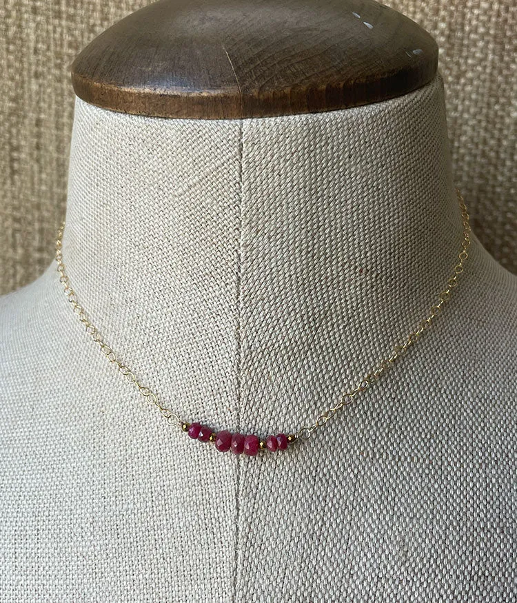 Unwavering Ruby Necklace