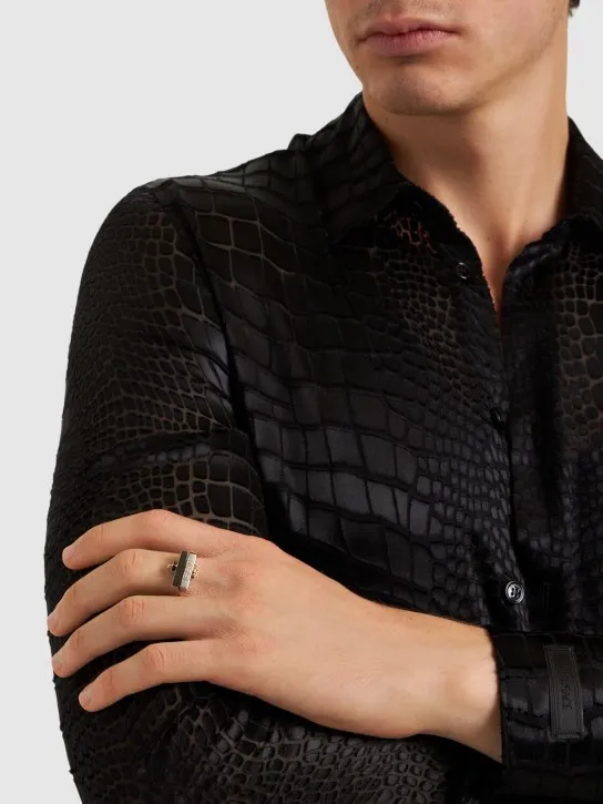 Versace   Medusa &amp; Greek motif ring 