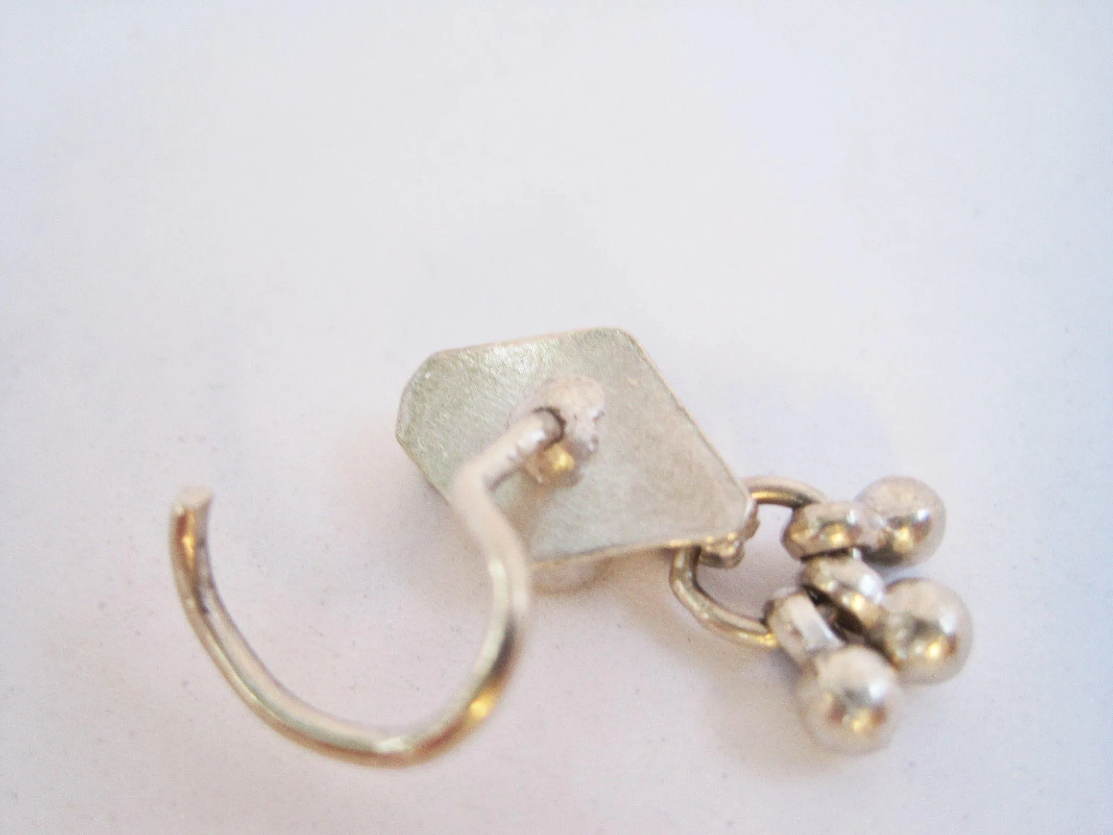 Vintage Indian Silver Nose Ring
