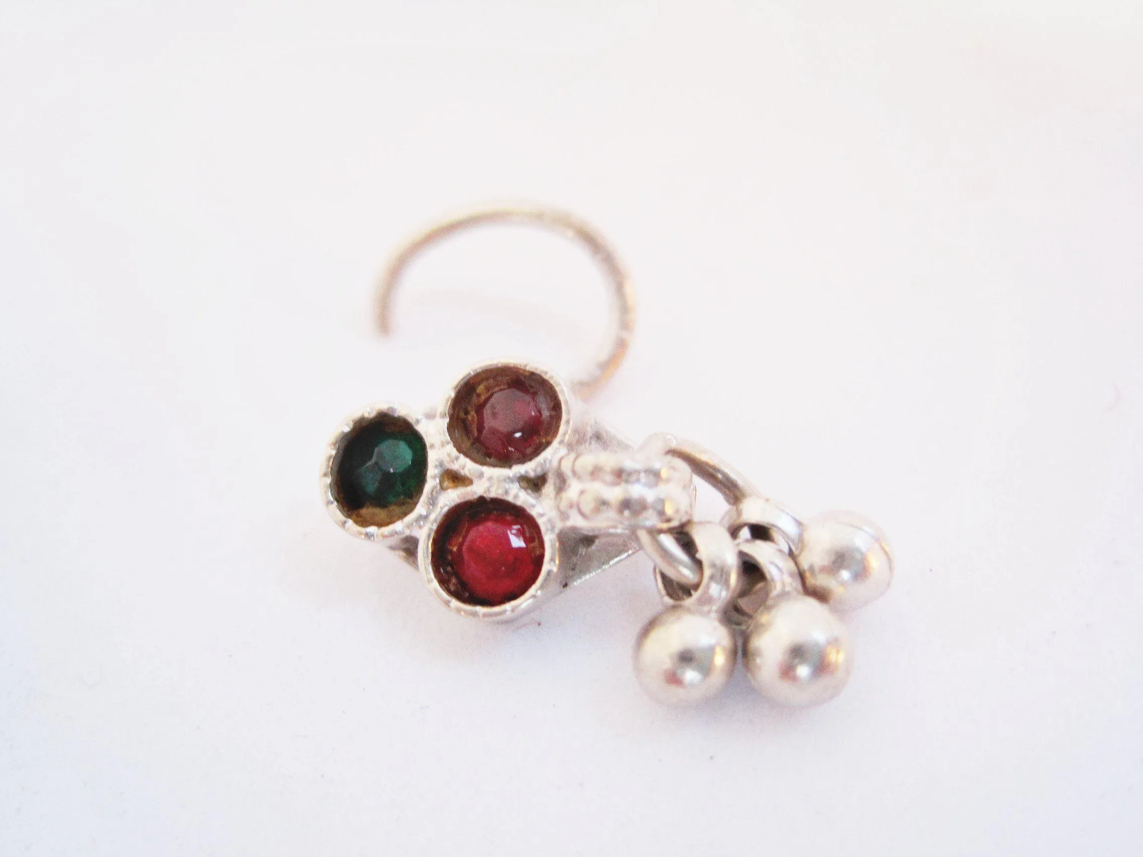 Vintage Indian Silver Nose Ring
