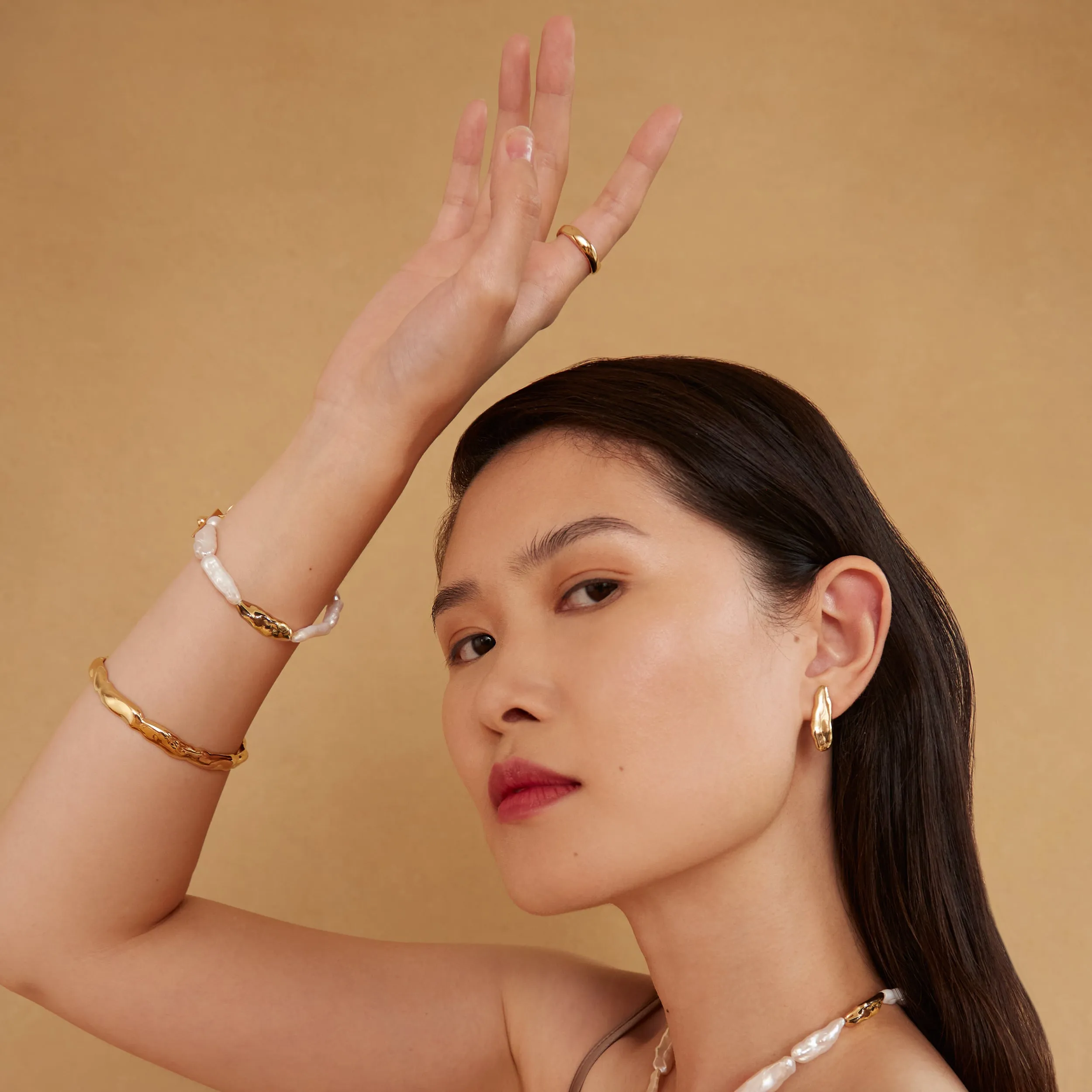 Wavi Bangle - Gold