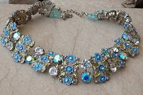 Wedding blue necklace