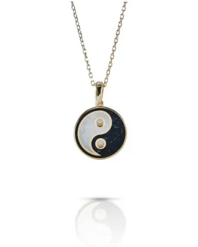 Yin Yang Gemstone Necklace